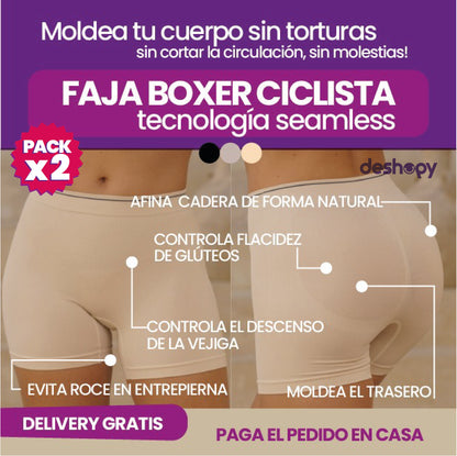 FAJA BOXER CICLISTA MOLDEADORA-