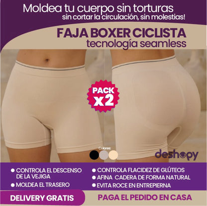 FAJA BOXER CICLISTA MOLDEADORA-