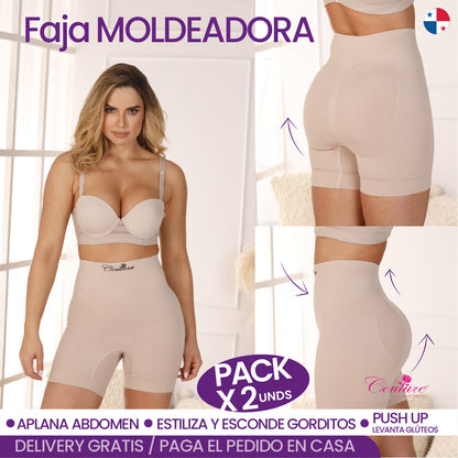 FAJA MOLDEADORA SHORT ⇠ PACK X2 UNDS →❤️